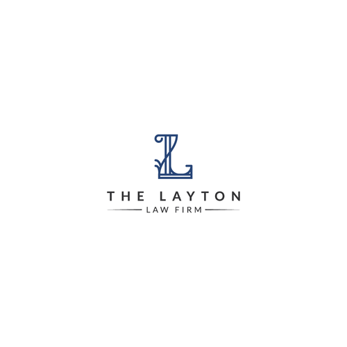 Upscale logo with the title 'Logo concept for Law firm'