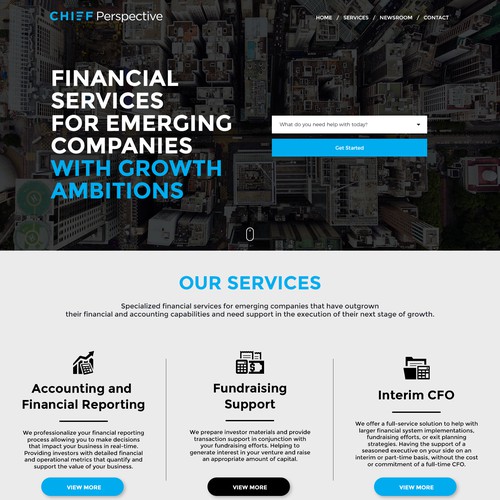 Bootstrap website with the title 'Website Design'