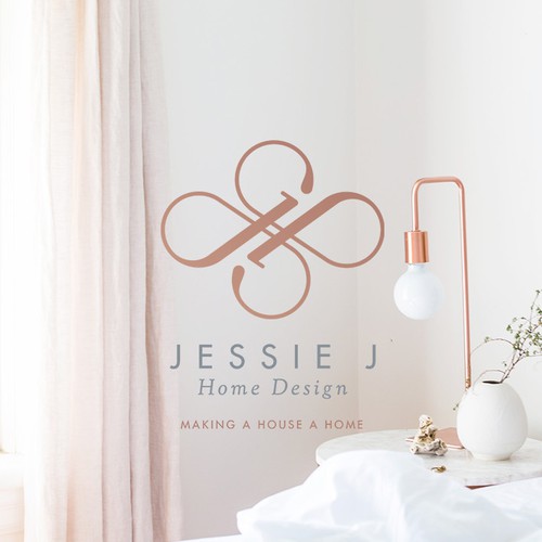 Ambigram logo with the title 'JJH Monogram'