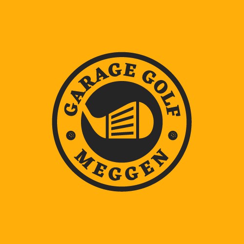 Garage design with the title 'Classic Logo Design With a Clever Twist for Private Club Indoor Golf'