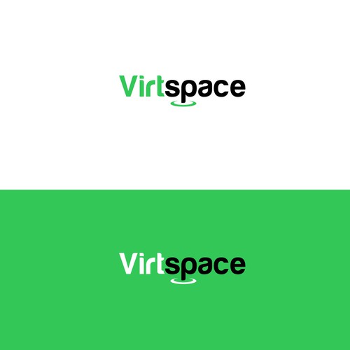Space logo with the title 'Logo branding for VIRTspace'