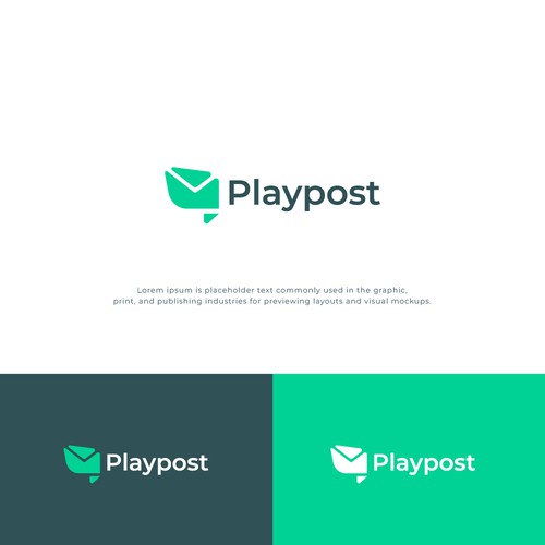 Email logo with the title 'Playpost Design Entry'