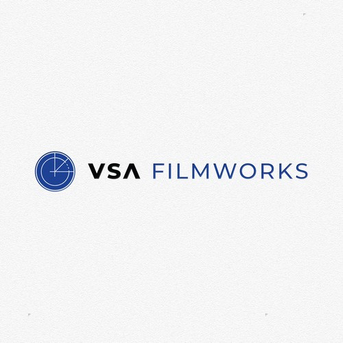 Literal logo with the title 'Simple logo concept for production company'