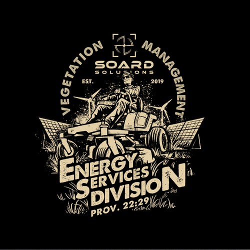 Environment t-shirt with the title 'energy division'