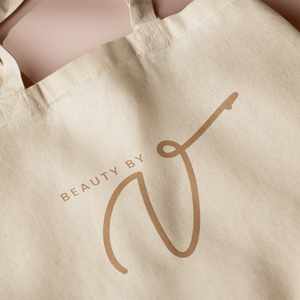 Sophisticated design with the title 'Simple and elegant logo design for a beauty brand'