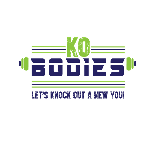 Personal training logo with the title 'Creating a "KNOCKOUT" fitness logo'