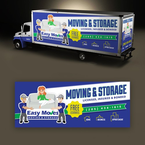 Vehicle design with the title 'trcuk wrp based on logo'