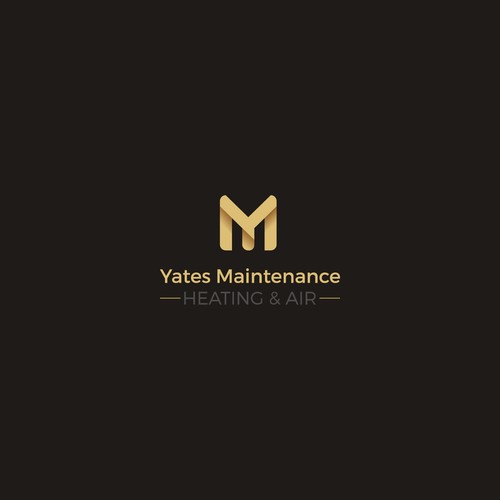 Y logo with the title 'Modern minimal logo for HVAC company'
