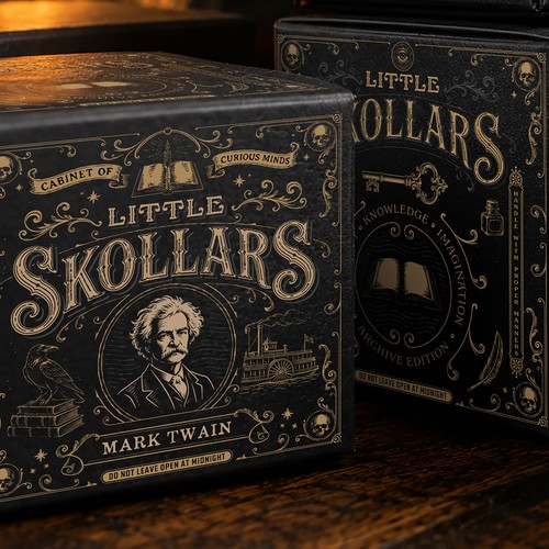 Label with the title 'Little Skolars project'
