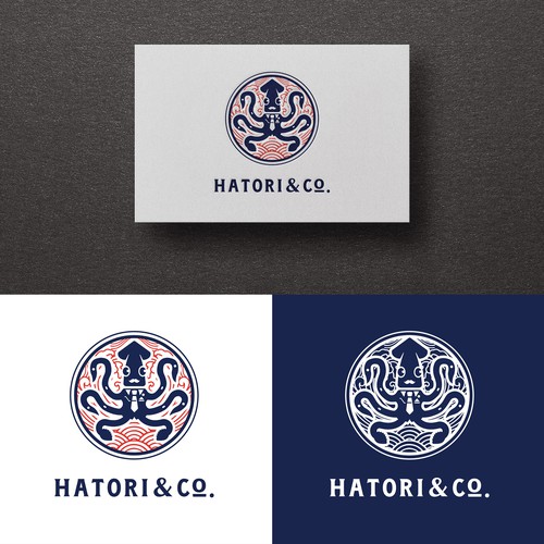 Squid logo with the title 'Logo for a luxury fashion brand'