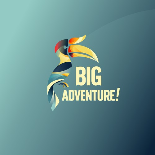 Tourism logo with the title 'Big Adventure!'