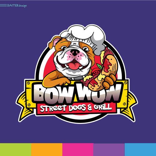 Pen design with the title 'dog logo '