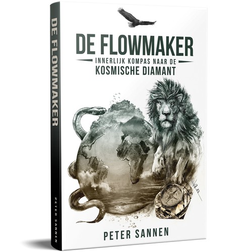Art book cover with the title 'De Flowmaker'