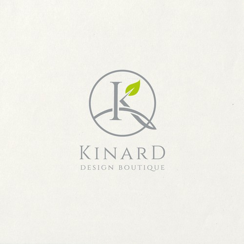 Eco logo with the title 'Logo for design boutique'