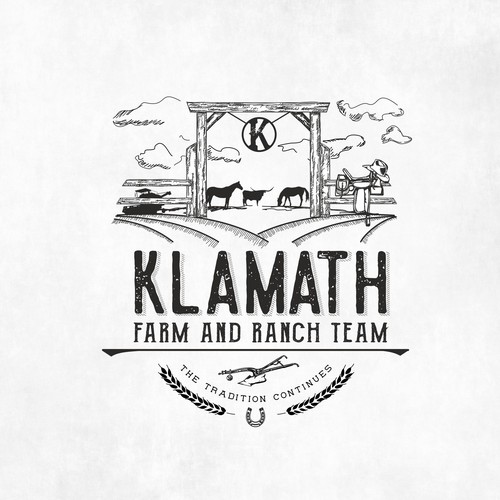 Rustic brand with the title 'Logo design for a real estate company.'