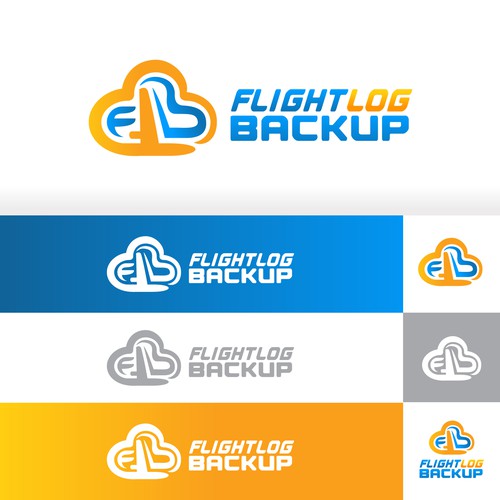 Log logo with the title 'Logo design for Air Flight Website Services '