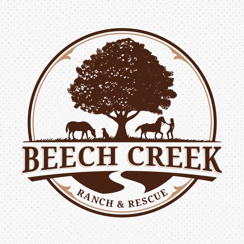 Rescue logo with the title 'Beech Creek Ranch'