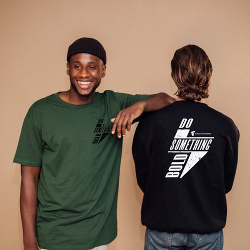 Minimal artwork with the title 'Bold design for high schoolers '