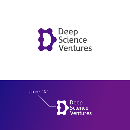 Deep logo with the title 'Deep Science Ventures logo design'