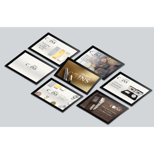 Slider design with the title 'Animation Banner for Jewelry'