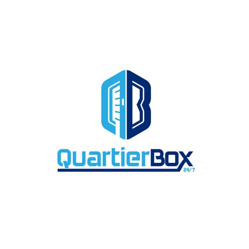 Vending logo with the title 'QuartierBox'