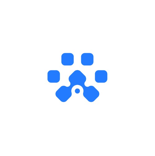 Camera design with the title 'Modern, Techy Logo Design for PawPixel'