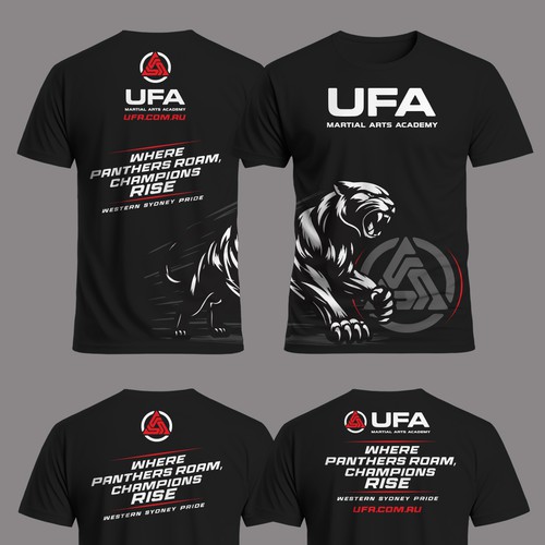 MMA t-shirt with the title 'UFA Academy'