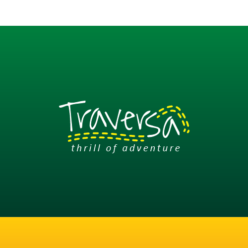 Path design with the title 'Traversa - thrill of adventure'