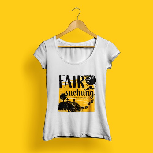 Modern t-shirt with the title 'T-Shirt Fairsuchung'