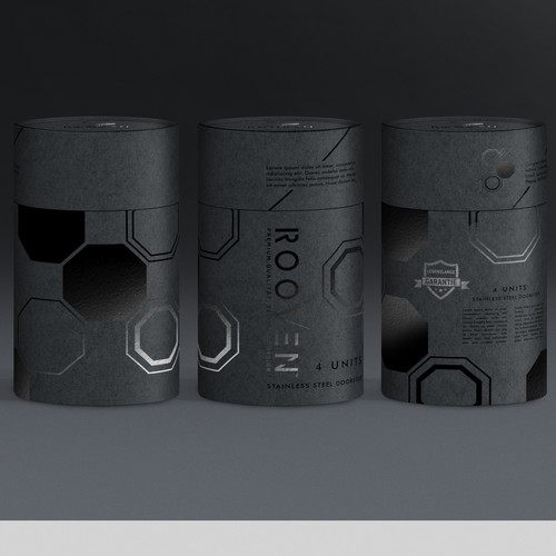 Classy packaging with the title 'package and Logo design'