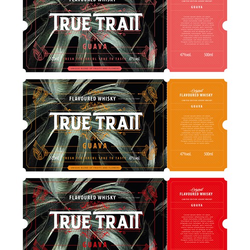 Bourbon logo with the title 'Whiskey design '