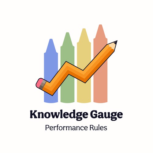 Graph design with the title 'Fun brand identity for scholastic metrics initiative'