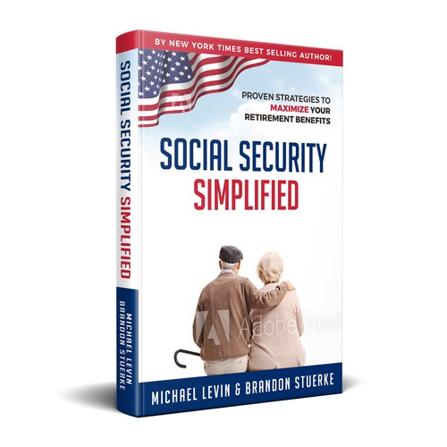 Political book cover with the title 'Retirement Book Cover Design'