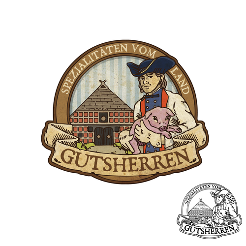 Traditional logo with the title 'vintage logo'