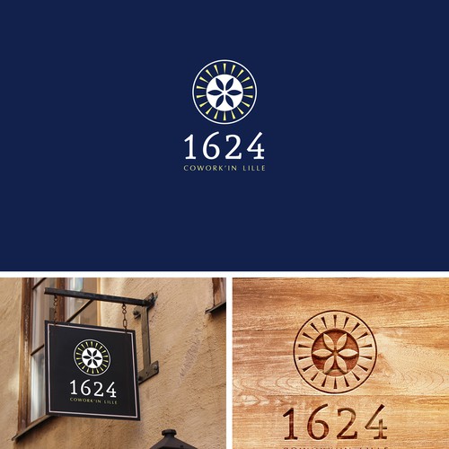 Coworking logo with the title 'Logo for a coworking space'