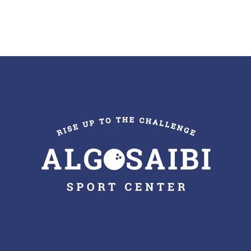 Sports brand with the title 'Sport center logo'