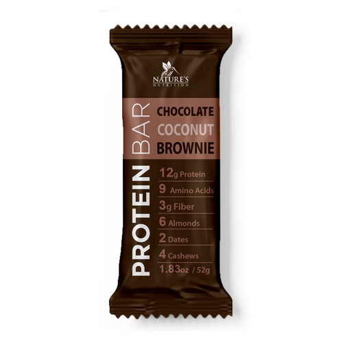 Cocoa packaging with the title 'protein bar'