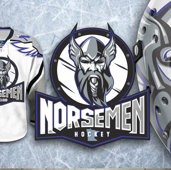 Minnesota logo with the title 'Norsemen '