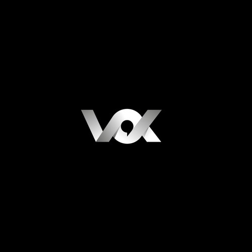 Speech design with the title 'Logo concept for VOX'