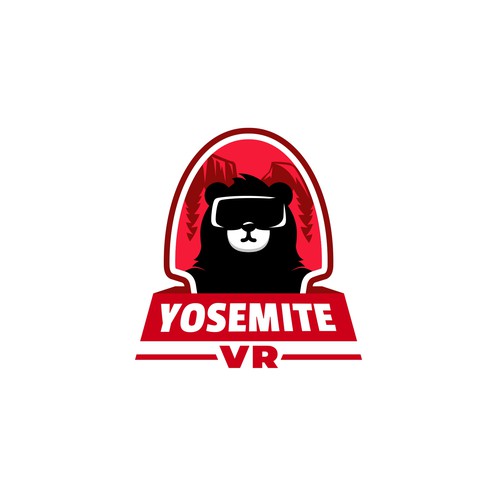 Video game logo with the title 'Yosemite VR'
