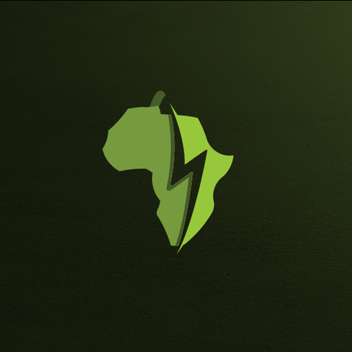 Map brand with the title 'Logo proposal for AFRICA CNG'