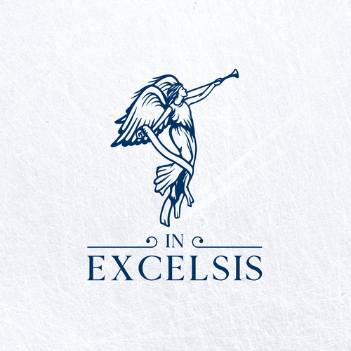 Angel design with the title 'in excelsis'