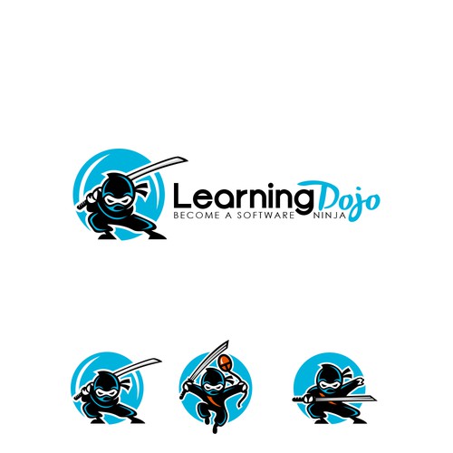 Paper design with the title 'Learning Dojo'