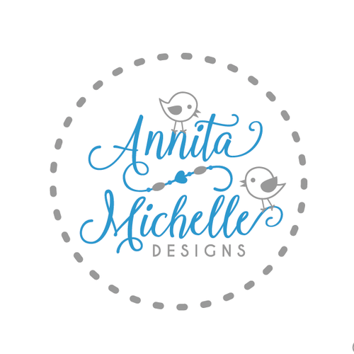 Necklace design with the title 'Logo for an exciting new company specialising in teething jewellery for parents'