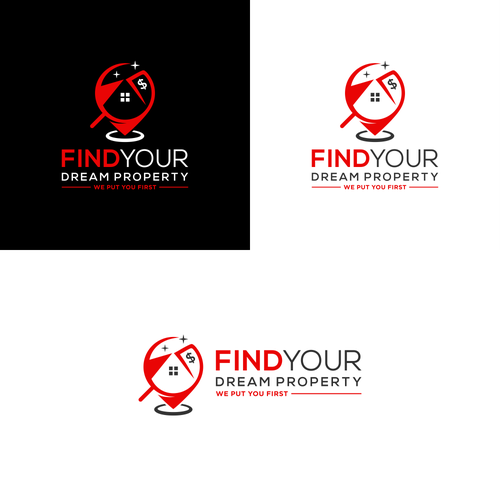 Dollar design with the title 'Find Your Dream Property'