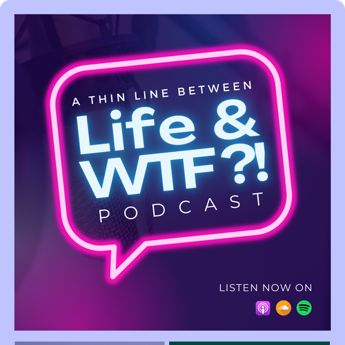 Web design logo with the title 'Podcast Logo Design'