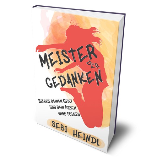 Bright color design with the title 'Book Cover Design '