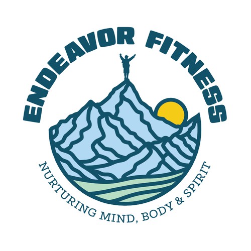 Backpacker logo with the title 'Endeavor Fitness'