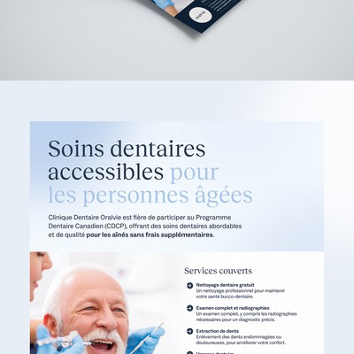 Flyer design for dentist 