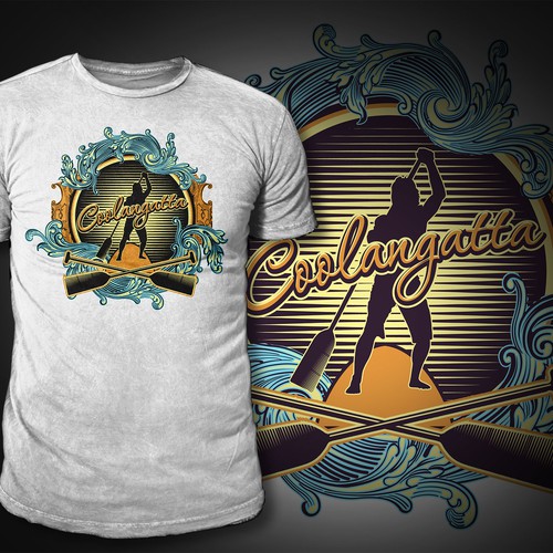 Surfing t-shirt with the title 'Coolangatta T-Shirts'